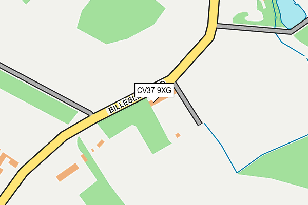 CV37 9XG map - OS OpenMap – Local (Ordnance Survey)