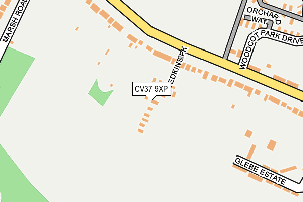 CV37 9XP map - OS OpenMap – Local (Ordnance Survey)