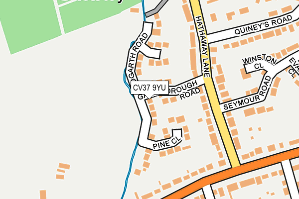 CV37 9YU map - OS OpenMap – Local (Ordnance Survey)