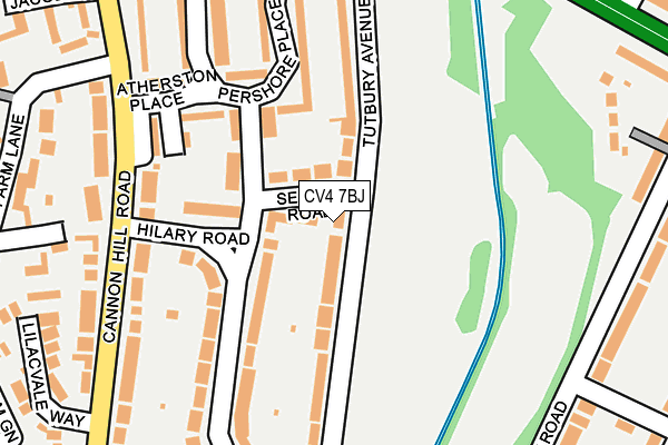 CV4 7BJ map - OS OpenMap – Local (Ordnance Survey)