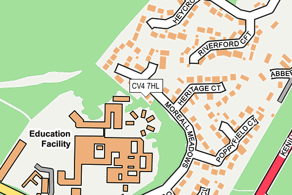 CV4 7HL map - OS OpenMap – Local (Ordnance Survey)