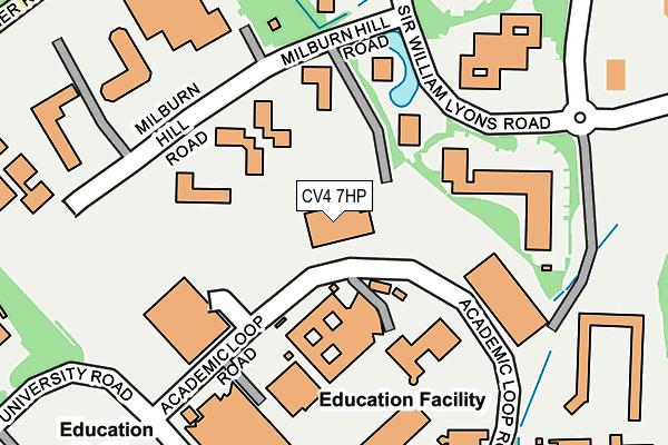 CV4 7HP map - OS OpenMap – Local (Ordnance Survey)