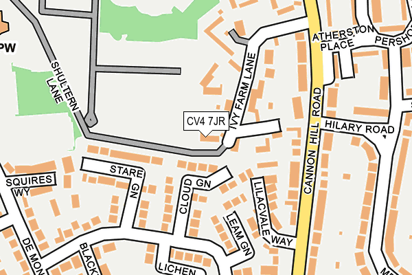 CV4 7JR map - OS OpenMap – Local (Ordnance Survey)