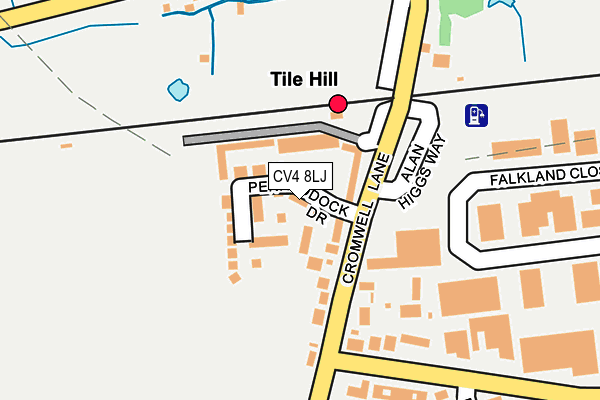 CV4 8LJ map - OS OpenMap – Local (Ordnance Survey)