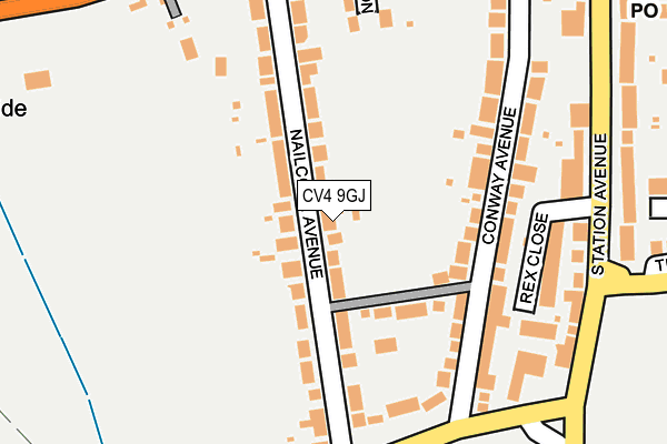 CV4 9GJ map - OS OpenMap – Local (Ordnance Survey)