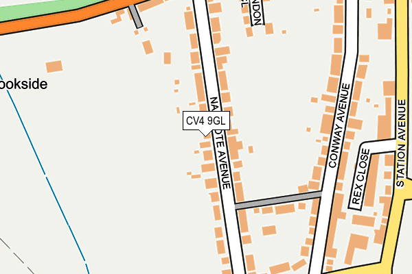 CV4 9GL map - OS OpenMap – Local (Ordnance Survey)
