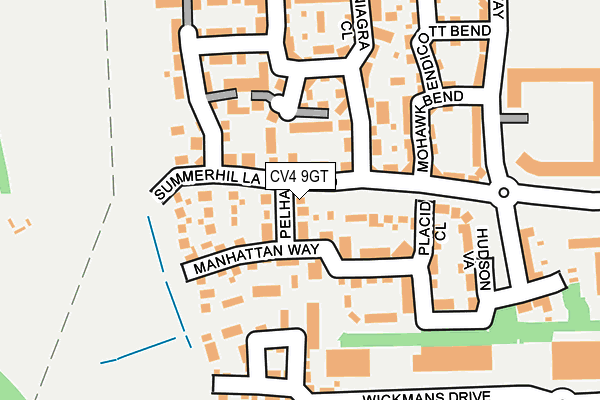 CV4 9GT map - OS OpenMap – Local (Ordnance Survey)