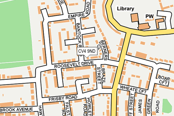 CV4 9ND map - OS OpenMap – Local (Ordnance Survey)