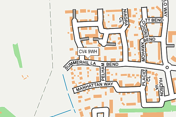 CV4 9WH map - OS OpenMap – Local (Ordnance Survey)