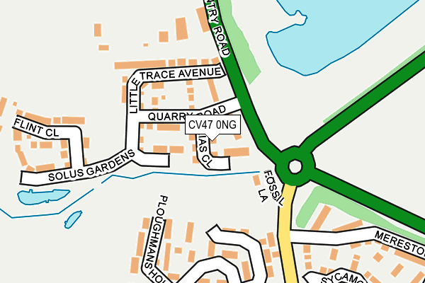 CV47 0NG map - OS OpenMap – Local (Ordnance Survey)