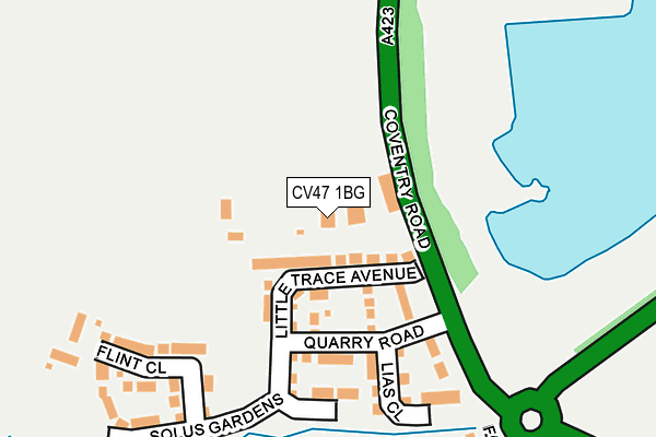 CV47 1BG map - OS OpenMap – Local (Ordnance Survey)