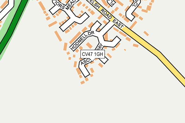 CV47 1GH map - OS OpenMap – Local (Ordnance Survey)