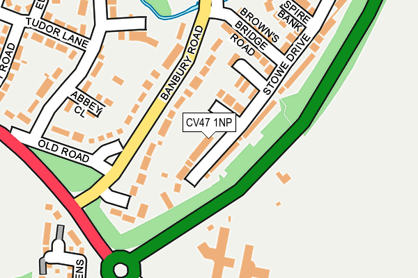 CV47 1NP map - OS OpenMap – Local (Ordnance Survey)