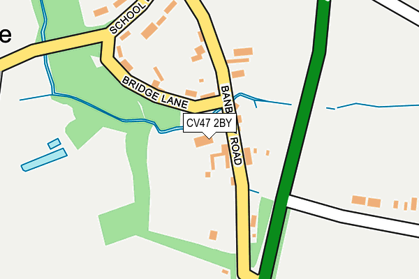 CV47 2BY map - OS OpenMap – Local (Ordnance Survey)