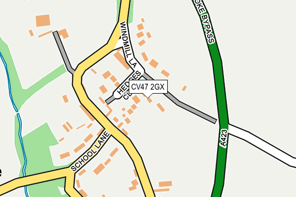 CV47 2GX map - OS OpenMap – Local (Ordnance Survey)