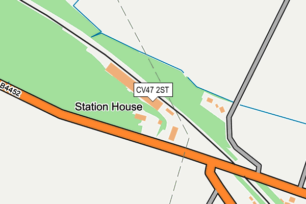 CV47 2ST map - OS OpenMap – Local (Ordnance Survey)