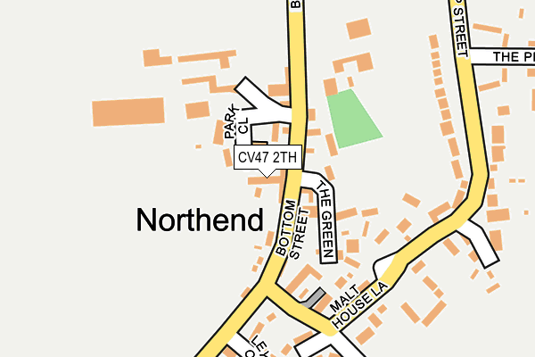 CV47 2TH map - OS OpenMap – Local (Ordnance Survey)