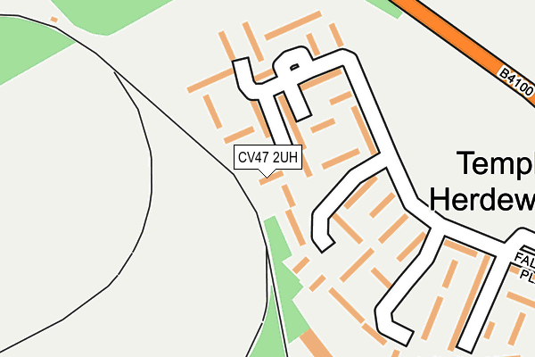 CV47 2UH map - OS OpenMap – Local (Ordnance Survey)