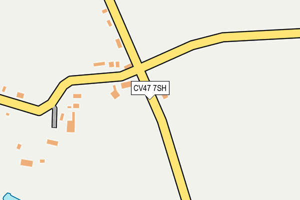 CV47 7SH map - OS OpenMap – Local (Ordnance Survey)
