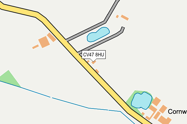 CV47 8HU map - OS OpenMap – Local (Ordnance Survey)