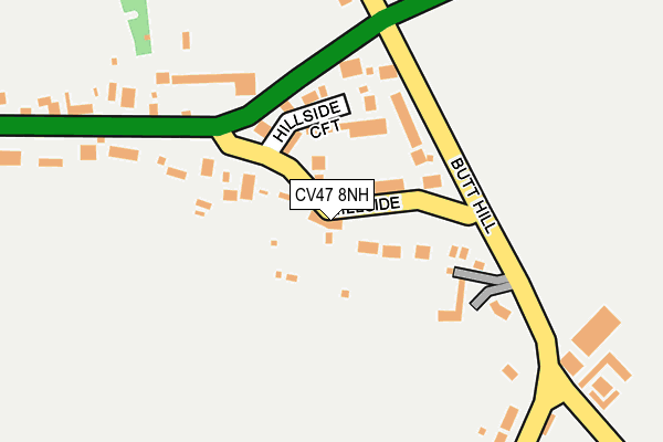 CV47 8NH map - OS OpenMap – Local (Ordnance Survey)