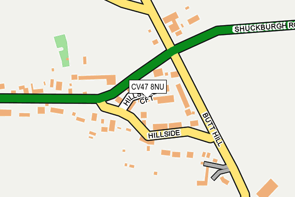 CV47 8NU map - OS OpenMap – Local (Ordnance Survey)