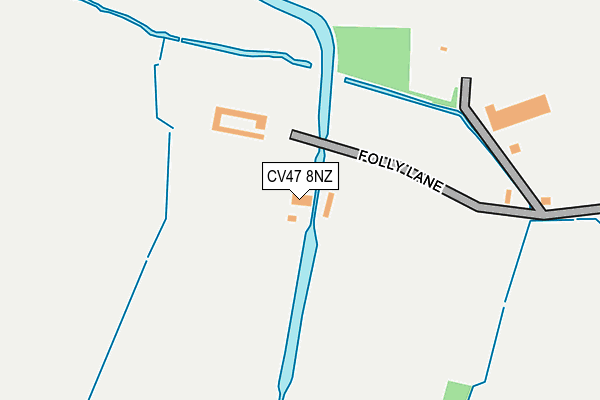 CV47 8NZ map - OS OpenMap – Local (Ordnance Survey)