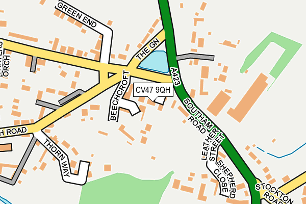 CV47 9QH map - OS OpenMap – Local (Ordnance Survey)