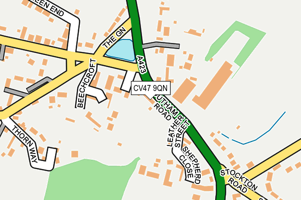 CV47 9QN map - OS OpenMap – Local (Ordnance Survey)