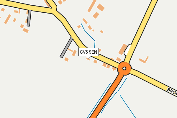 CV5 9EN map - OS OpenMap – Local (Ordnance Survey)