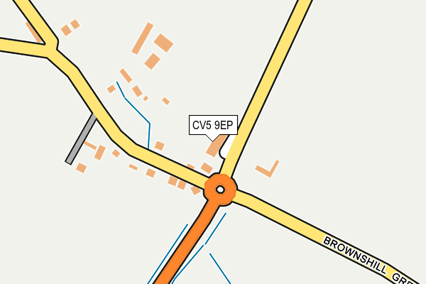 CV5 9EP map - OS OpenMap – Local (Ordnance Survey)