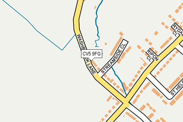 CV5 9FG map - OS OpenMap – Local (Ordnance Survey)