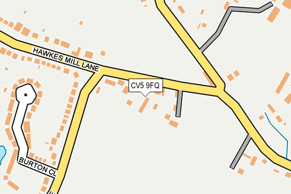 CV5 9FQ map - OS OpenMap – Local (Ordnance Survey)