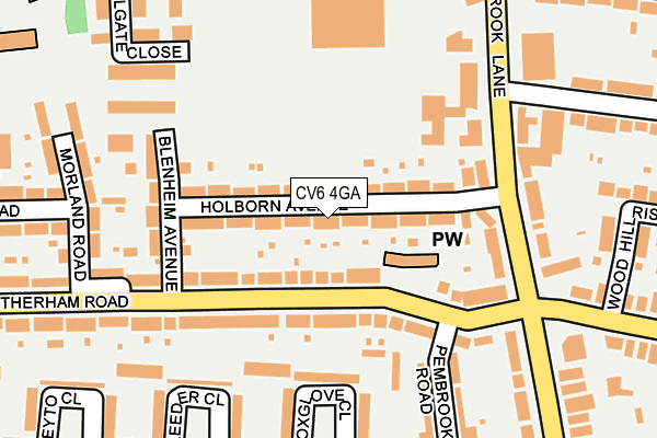 Map of SRM DEVELOPERS LTD at local scale