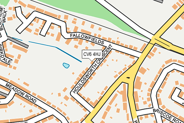 CV6 4HJ map - OS OpenMap – Local (Ordnance Survey)