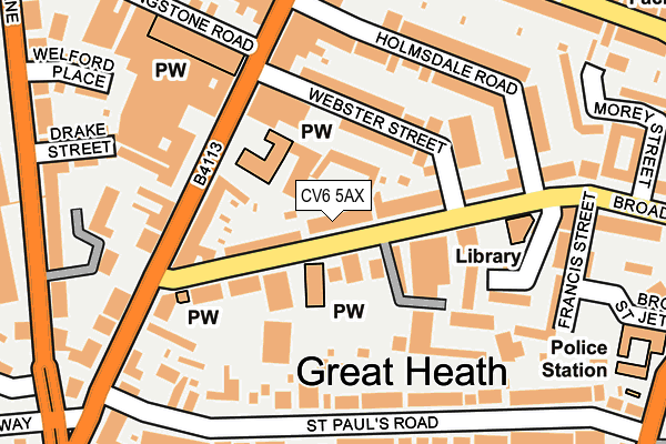 Map of NATASA’S HAIR & BEAUTY LTD at local scale