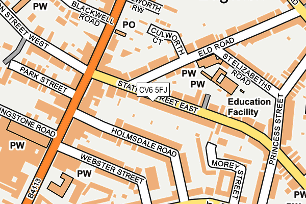 Map of TRADE A-Z LTD at local scale