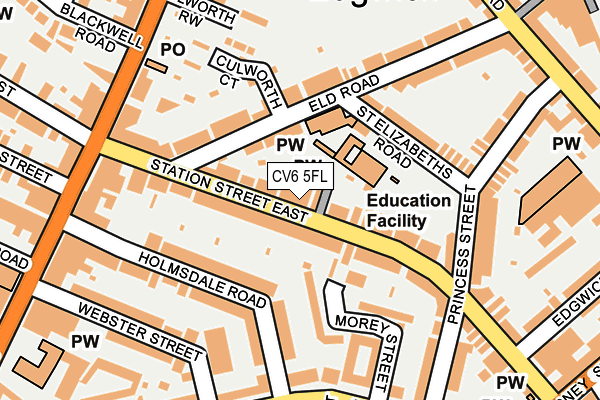 Map of THE SPORTS CONNEXION LIMITED at local scale