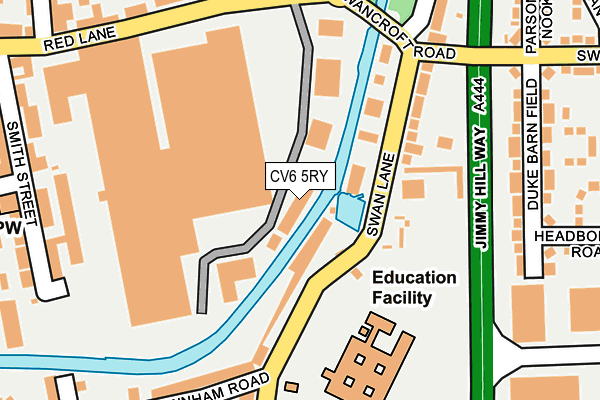 Map of COVENTRY SAFETY DEPOSIT CENTRE LTD at local scale