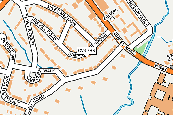 CV6 7HN map - OS OpenMap – Local (Ordnance Survey)