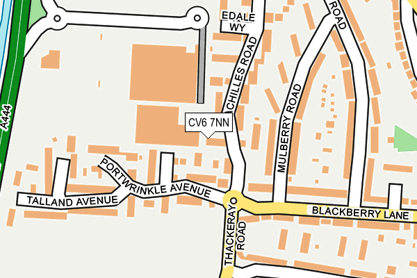 CV6 7NN map - OS OpenMap – Local (Ordnance Survey)