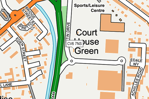 CV6 7NS map - OS OpenMap – Local (Ordnance Survey)