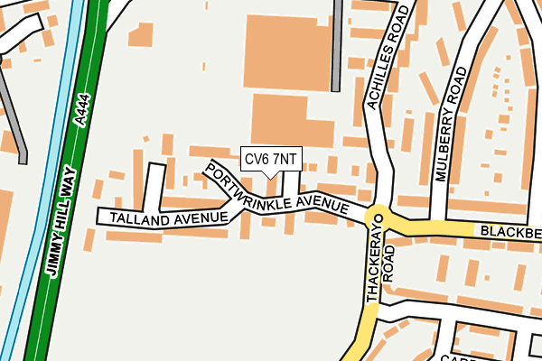 CV6 7NT map - OS OpenMap – Local (Ordnance Survey)