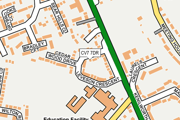 Map of CRESCENT TAXATION LTD at local scale