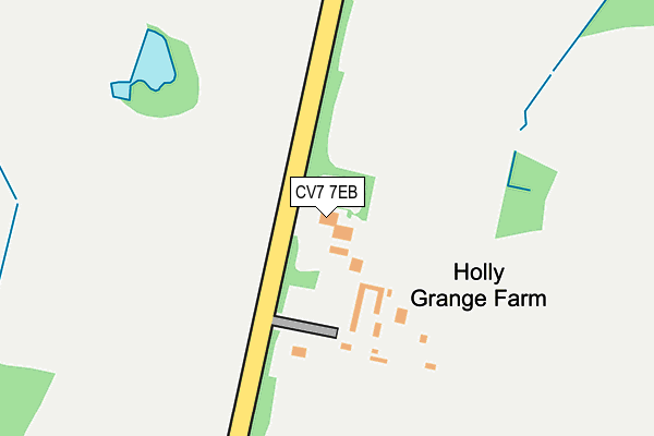 CV7 7EB map - OS OpenMap – Local (Ordnance Survey)