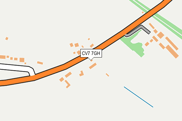 CV7 7GH map - OS OpenMap – Local (Ordnance Survey)