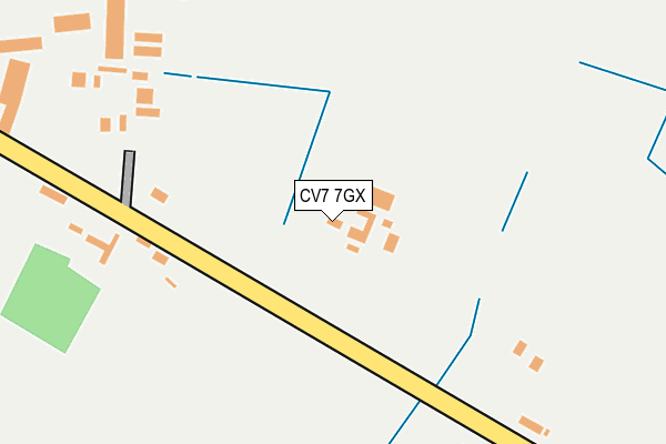 CV7 7GX map - OS OpenMap – Local (Ordnance Survey)