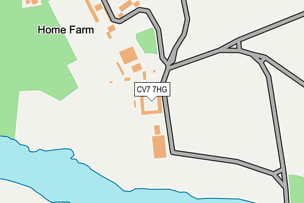 CV7 7HG map - OS OpenMap – Local (Ordnance Survey)