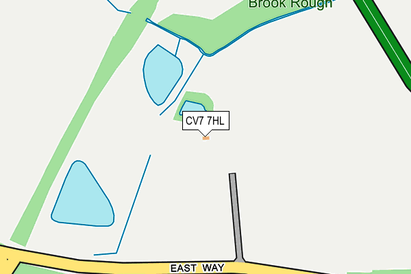 CV7 7HL map - OS OpenMap – Local (Ordnance Survey)