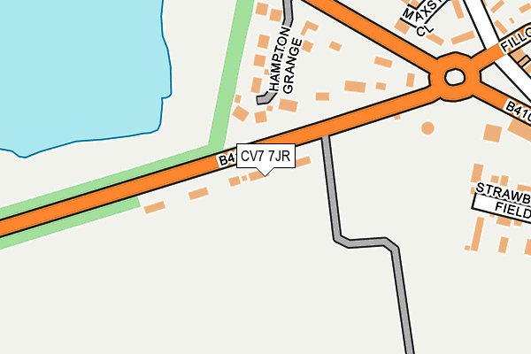 CV7 7JR map - OS OpenMap – Local (Ordnance Survey)